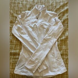 Lululemon define jacket in white size 4